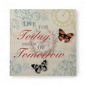 Live and Dream Butterfly Wall Art